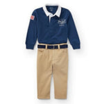 Load image into Gallery viewer, Ralph Lauren 3 Piece Americana-Inspired Set NWT 9 Months
