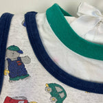 Load image into Gallery viewer, Vintage OshKosh B&#39;gosh Teddy Bear Coverall 6-9 Months
