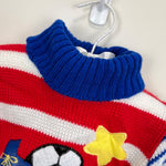 Load image into Gallery viewer, Vintage Small Stars 90s Sports Sweater 12 Months
