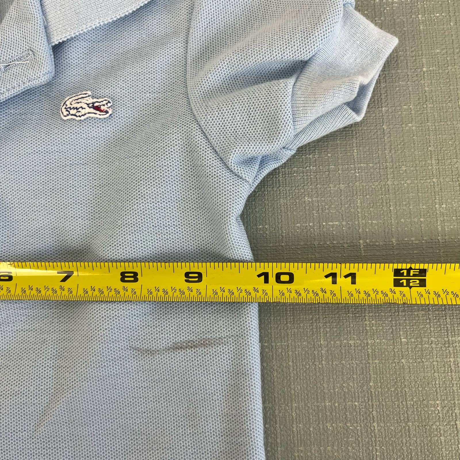 Vintage Izod Lacoste Baby Blue Polo Shirt 2T USA