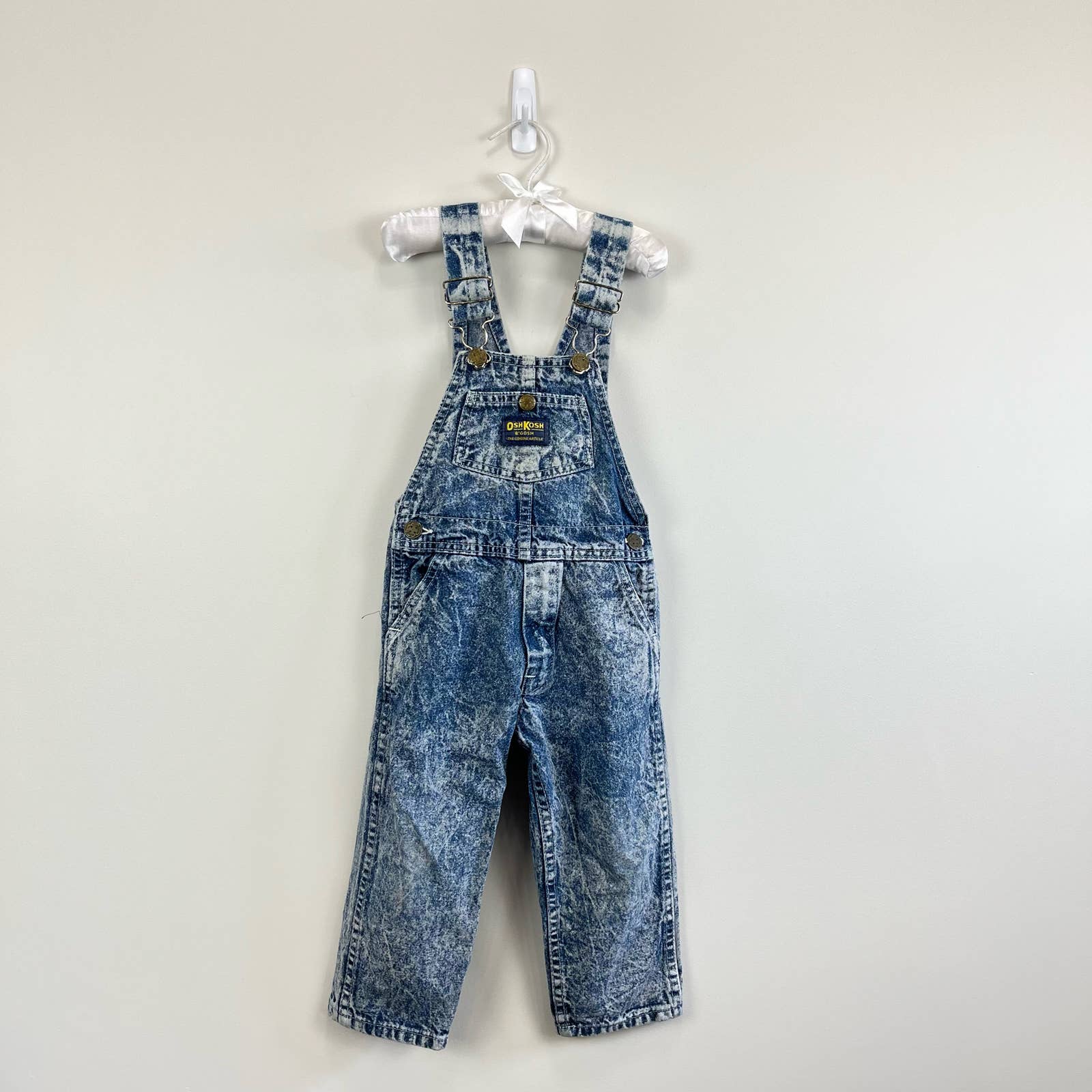 Vintage OshKosh B'gosh Acid Wash Overalls 3T USA – andescloset91