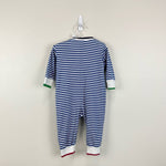 Load image into Gallery viewer, Florence Eiseman Boys Blue Striped Sports Coverall 18 Months
