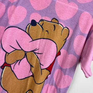 Vintage Winnie the Pooh Pink Heart Nightgown