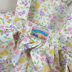 Load image into Gallery viewer, Vintage OshKosh B'gosh Fruit Ruffle Shortalls 2T USA
