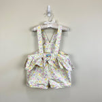 Load image into Gallery viewer, Vintage OshKosh B'gosh Fruit Ruffle Shortalls 2T USA
