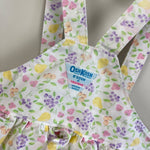 Load image into Gallery viewer, Vintage OshKosh B'gosh Fruit Ruffle Shortalls 2T USA

