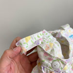 Load image into Gallery viewer, Vintage OshKosh B'gosh Fruit Ruffle Shortalls 2T USA
