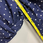 Load image into Gallery viewer, Vintage My Michelle Navy Blue Polka Dot Jumpsuit 6 USA
