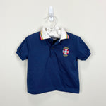 Load image into Gallery viewer, Vintage OshKosh B&#39;gosh Navy Blue Polo Shirt 18 Months USA
