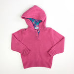 Load image into Gallery viewer, Vintage OshKosh Bright Pink Hooded Sweater 4T
