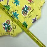 Load image into Gallery viewer, Vintage All Mine Yellow Tropical Bodysuit Romper 6-9 Monthsneed weight
