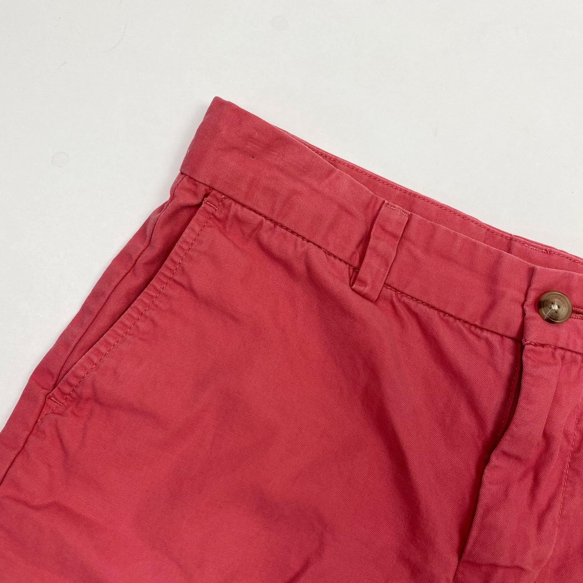 Vineyard Vines Nantucket Red Chino Shorts Size 12