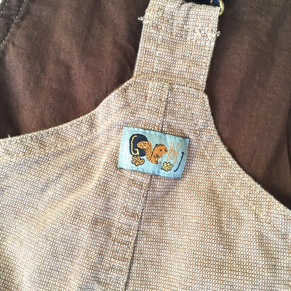 Sergent Major Baby Boy Tan Overalls 74 cm