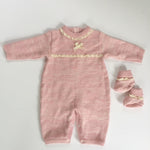 Load image into Gallery viewer, Carriage Boutiques Pink Sweater Coverall 9 Months
