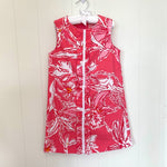 Load image into Gallery viewer, Lilly Pulitzer Girls Pink Salmon Glamorous Life Shift Dress Size 7
